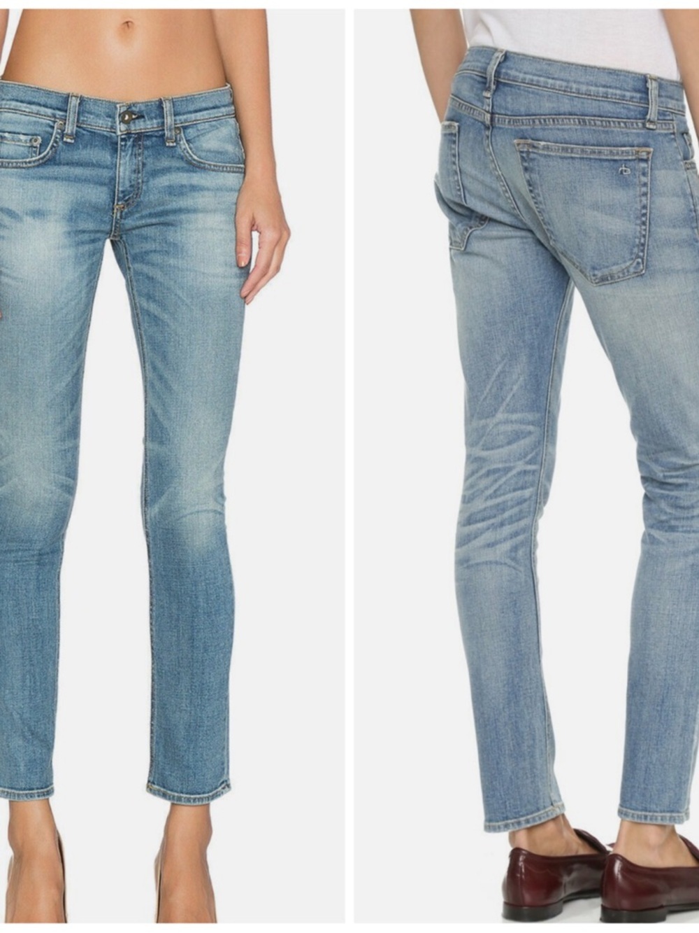 rag and bone tomboy light blue jeans west village 29 8 - Picture 14 of 14